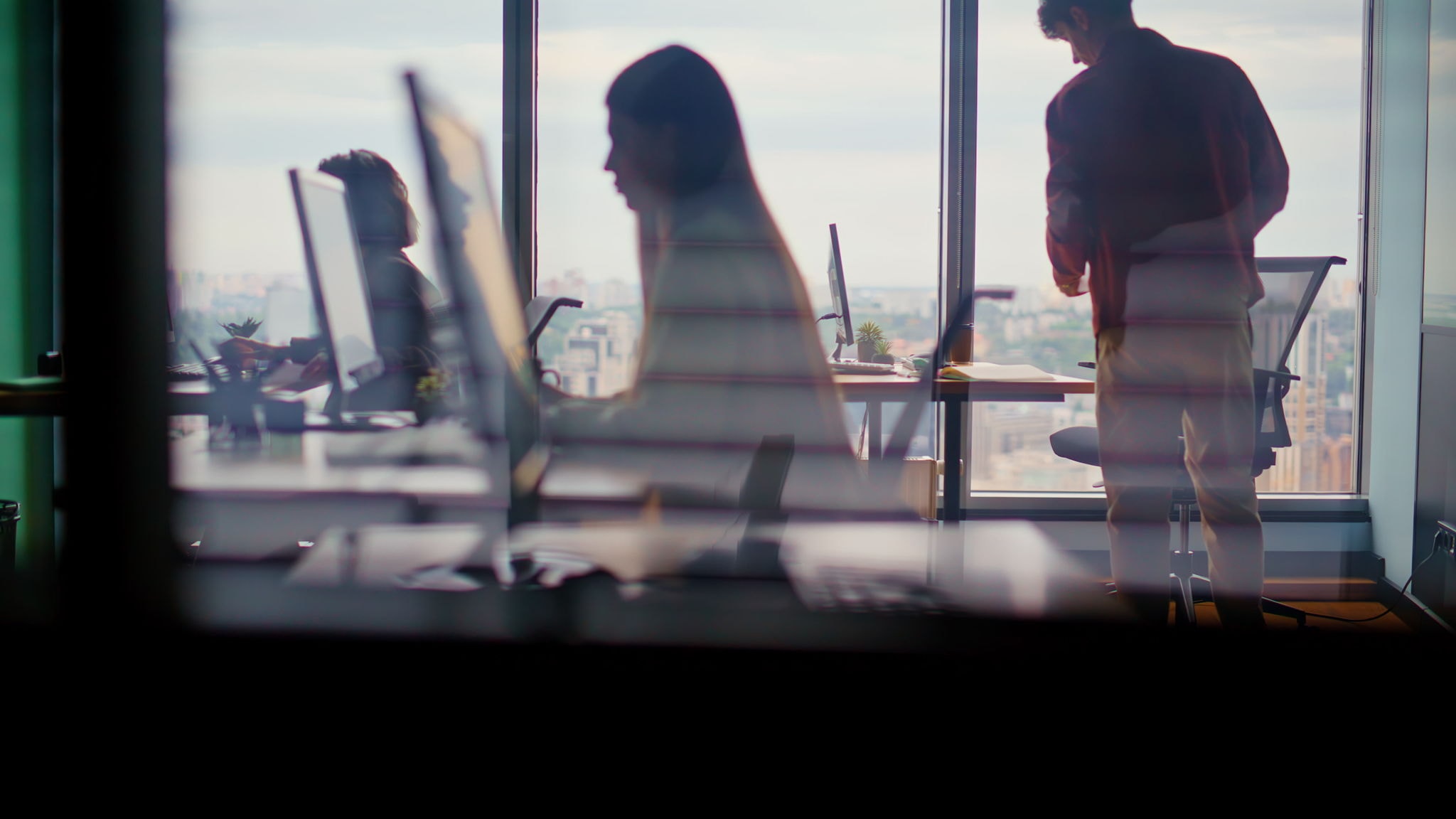 People Prism team collaborating in a modern office